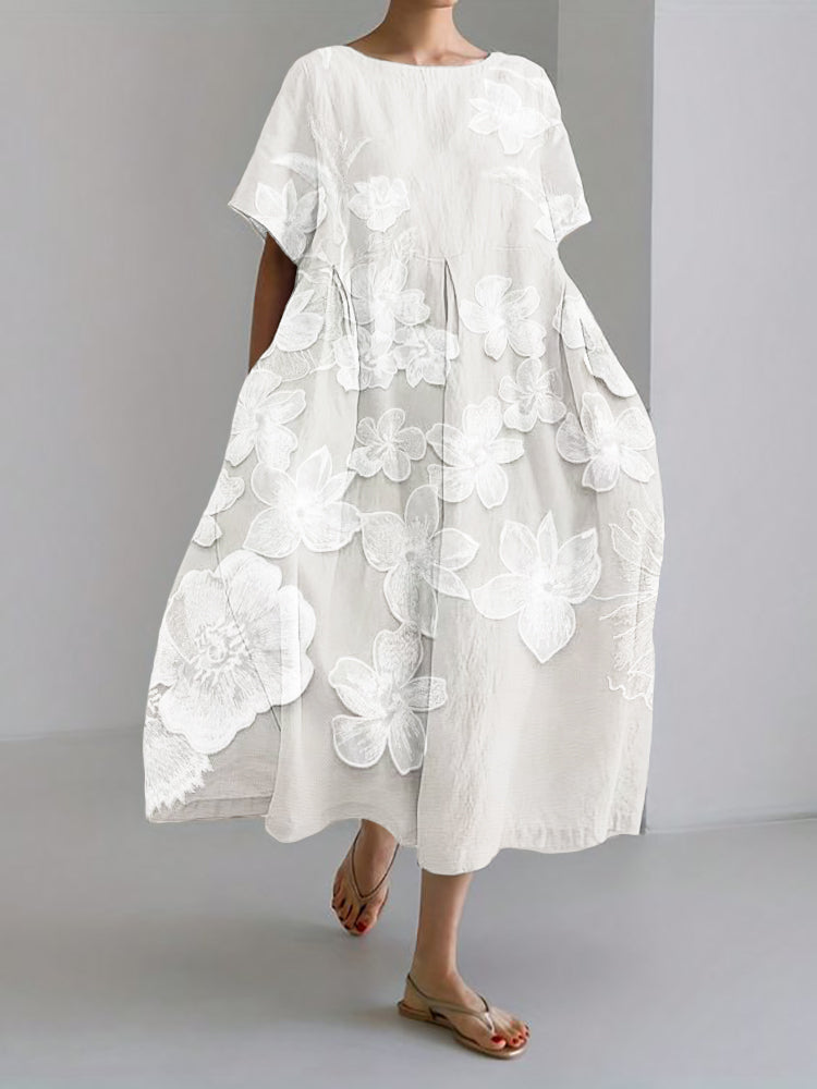 Fleur™ | Chique Jurk Met Bloemen