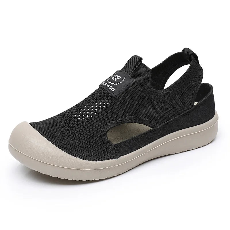 OrtoFlexi | Dames orthopedische schoenen van mesh, comfortabel en met een zachte zool