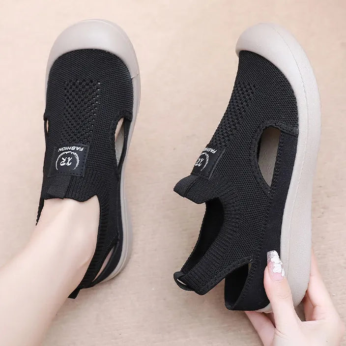 OrtoFlexi | Dames orthopedische schoenen van mesh, comfortabel en met een zachte zool