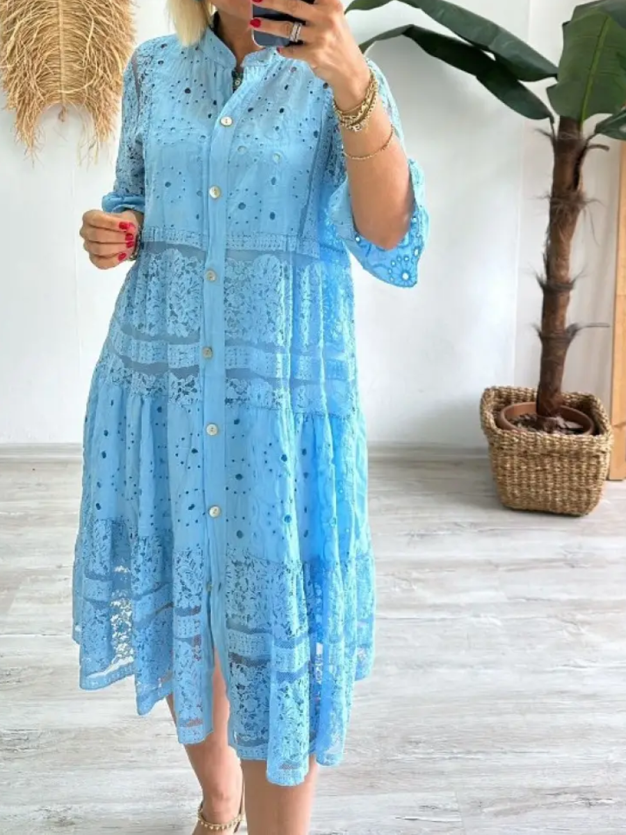 Esmee™ | Geborduurde Jurk Knopen