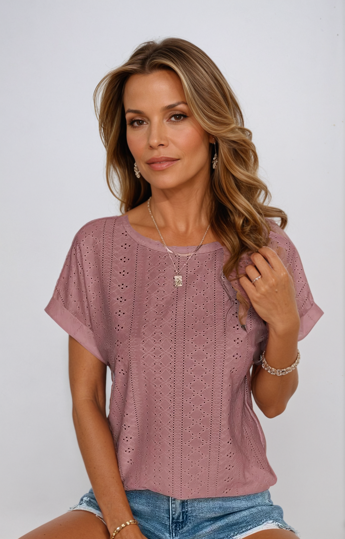 Esmee™ | Casual Ajoure Top