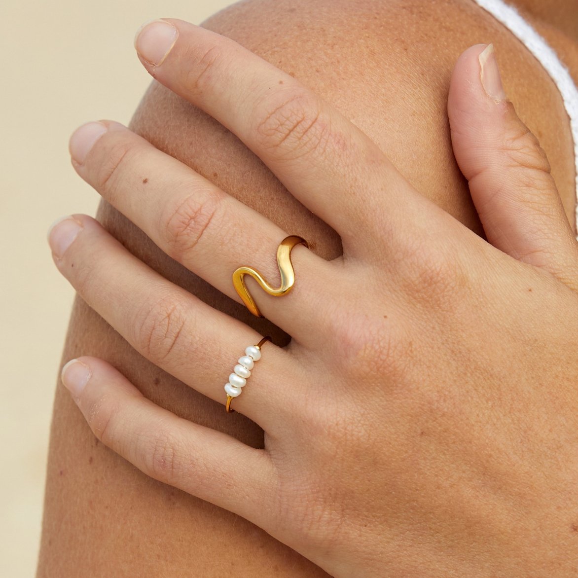 Elena™ | Onda Dorata Ring