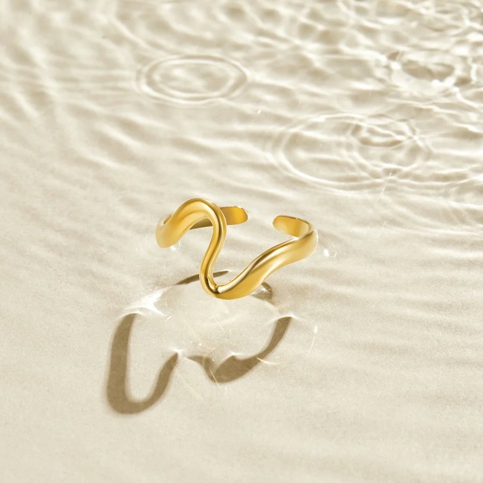 Elena™ | Onda Dorata Ring