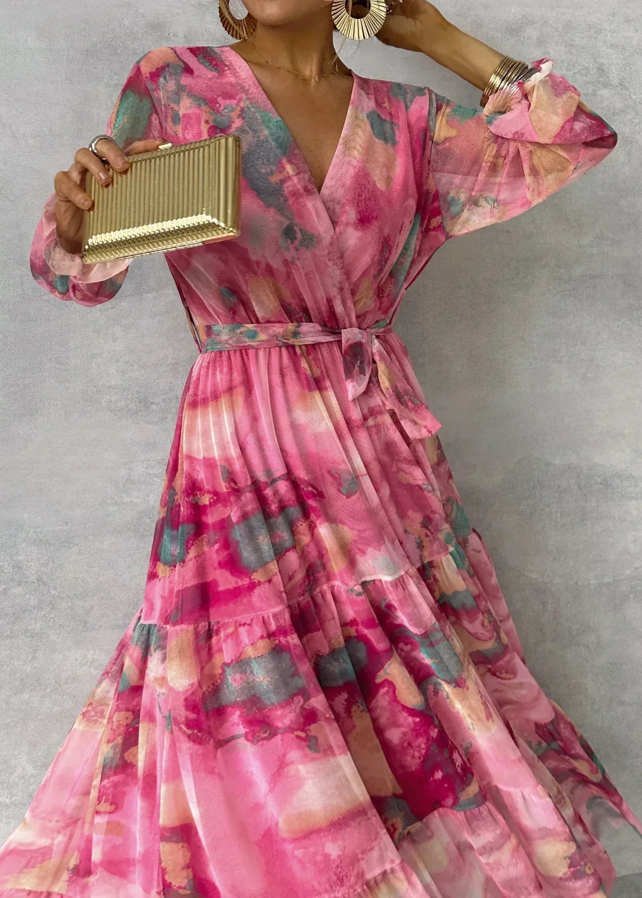 Luna – Zomerjurk met Lange Mouwen