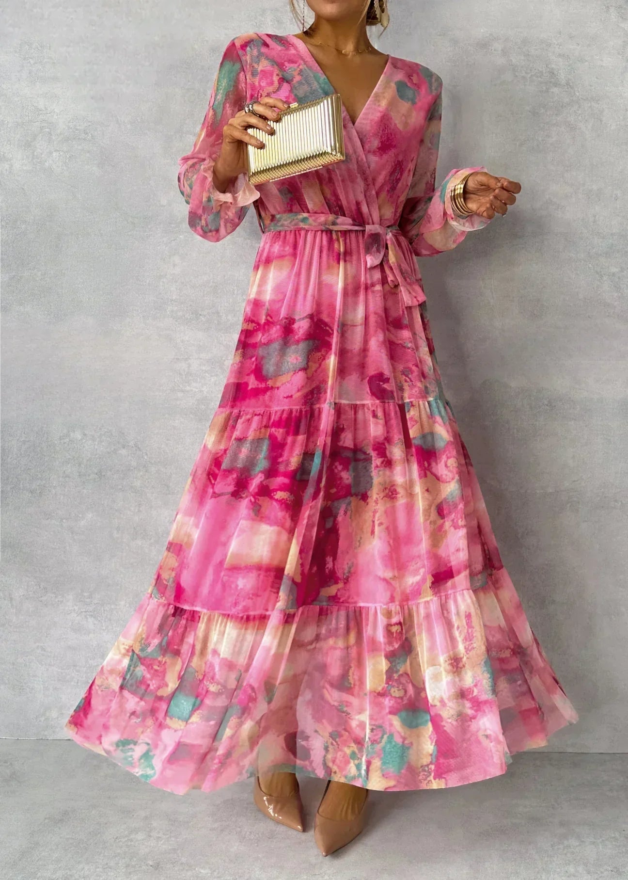 Luna – Zomerjurk met Lange Mouwen