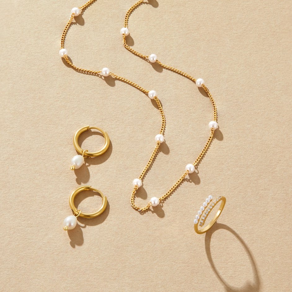 Yara™ | Collier Nura met Parel