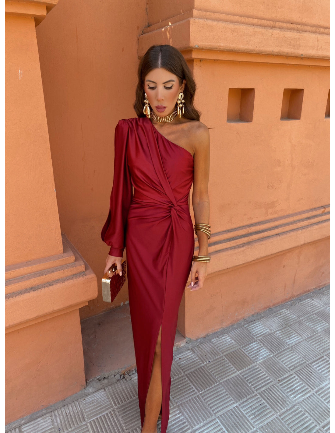 Yara™ | Één-Schouder Maxi Jurk