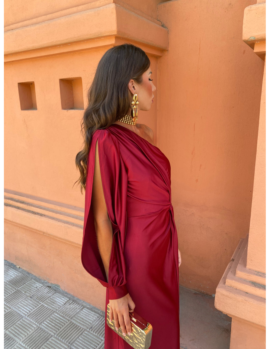 Yara™ | Één-Schouder Maxi Jurk