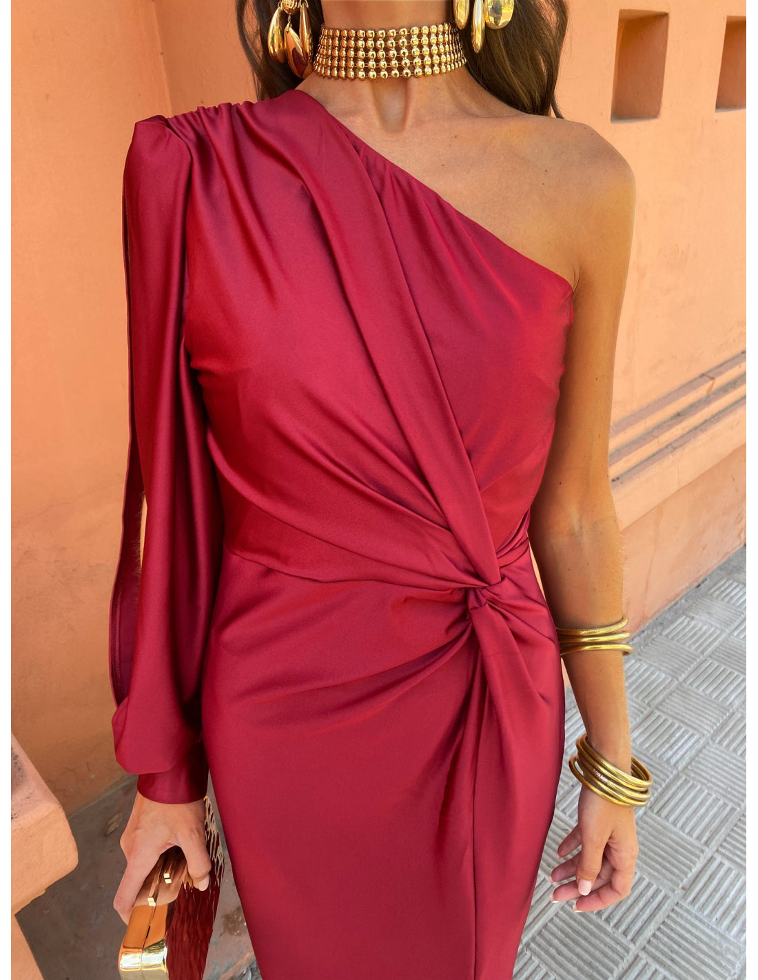 Yara™ | Één-Schouder Maxi Jurk