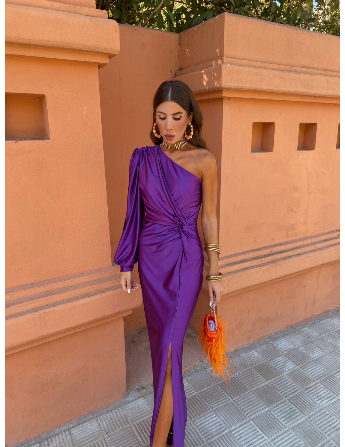 Yara™ | Één-Schouder Maxi Jurk