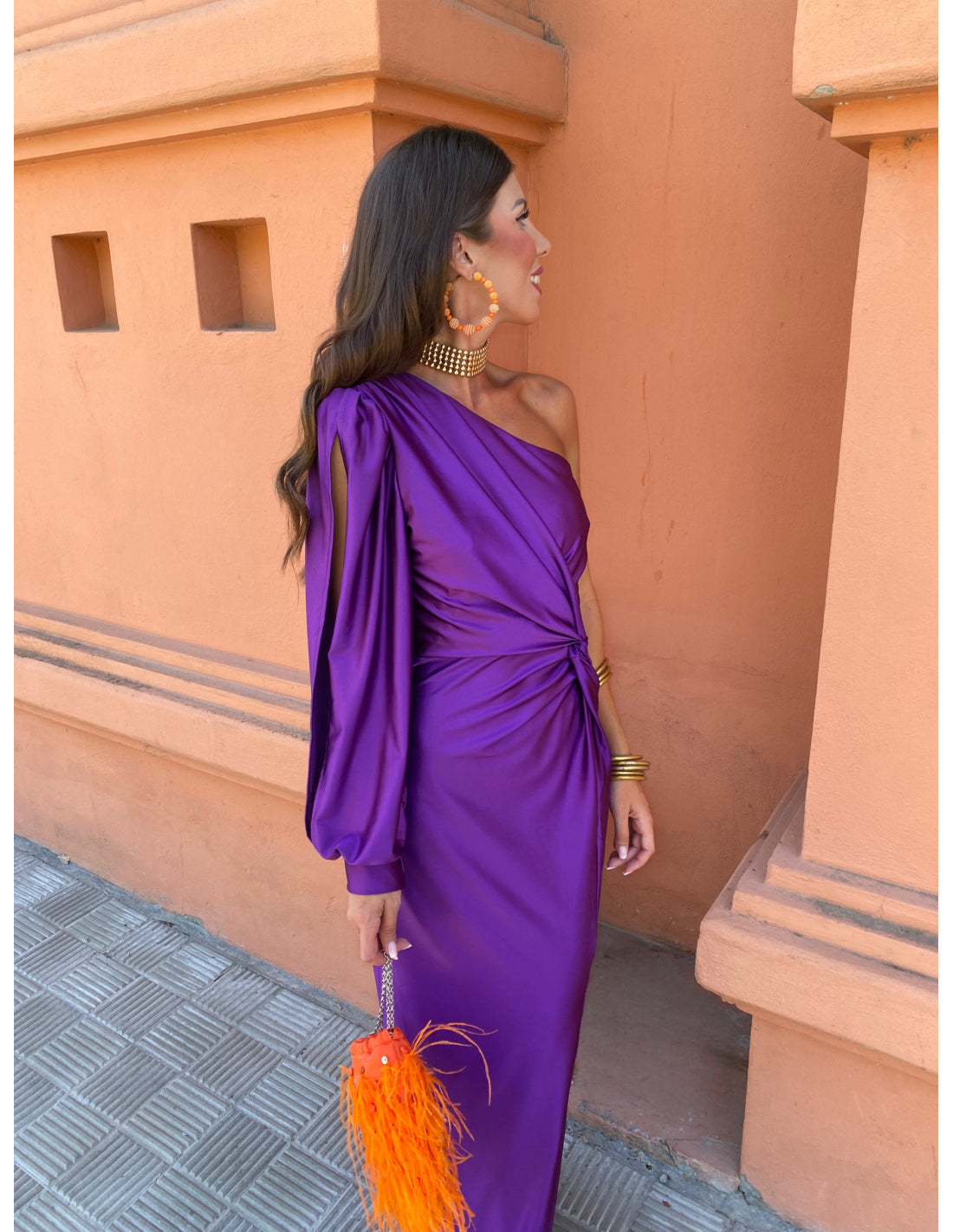 Yara™ | Één-Schouder Maxi Jurk