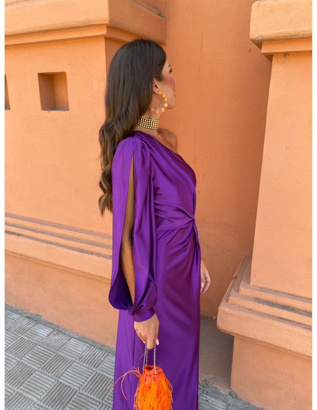Yara™ | Één-Schouder Maxi Jurk