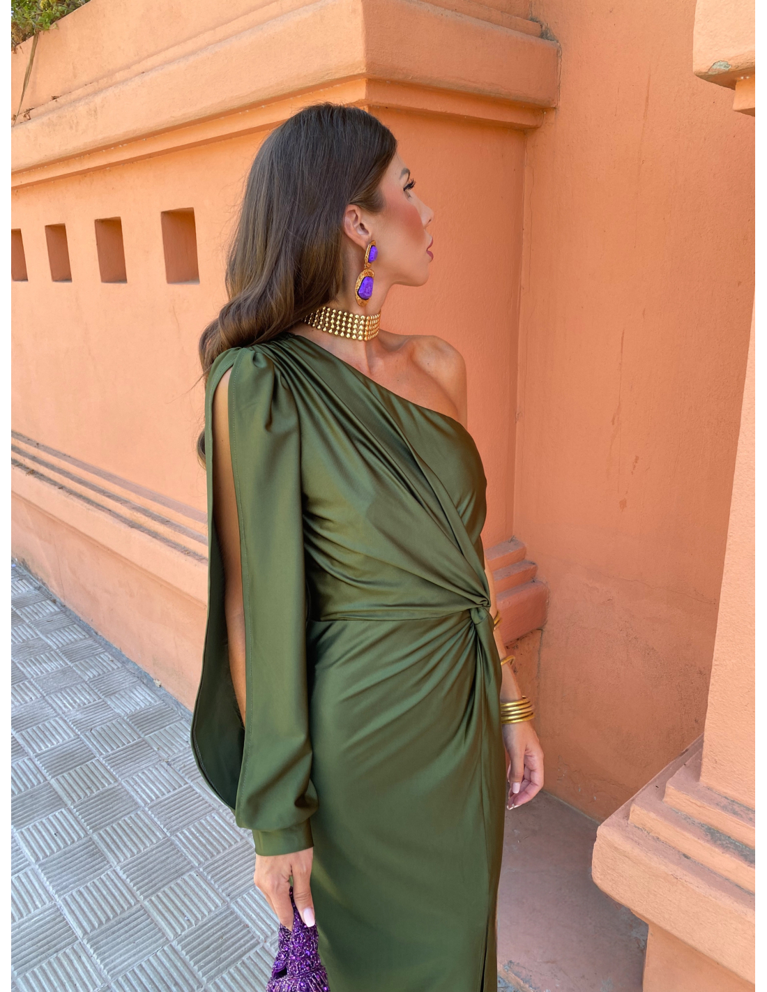 Yara™ | Één-Schouder Maxi Jurk