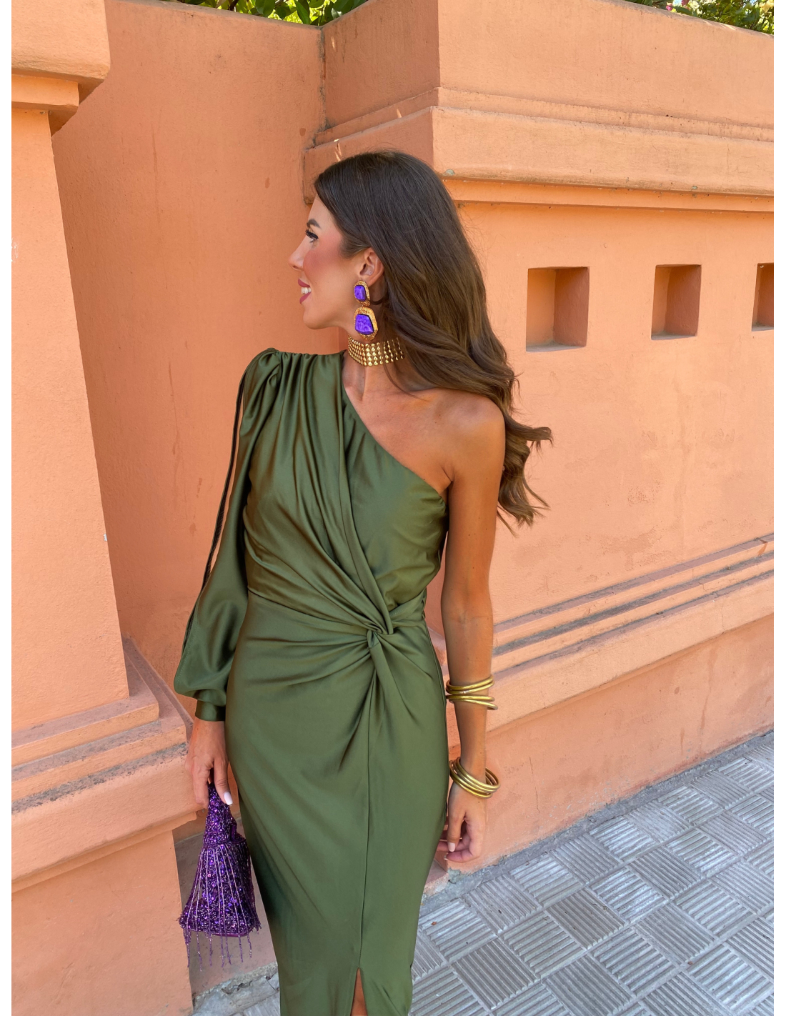 Yara™ | Één-Schouder Maxi Jurk