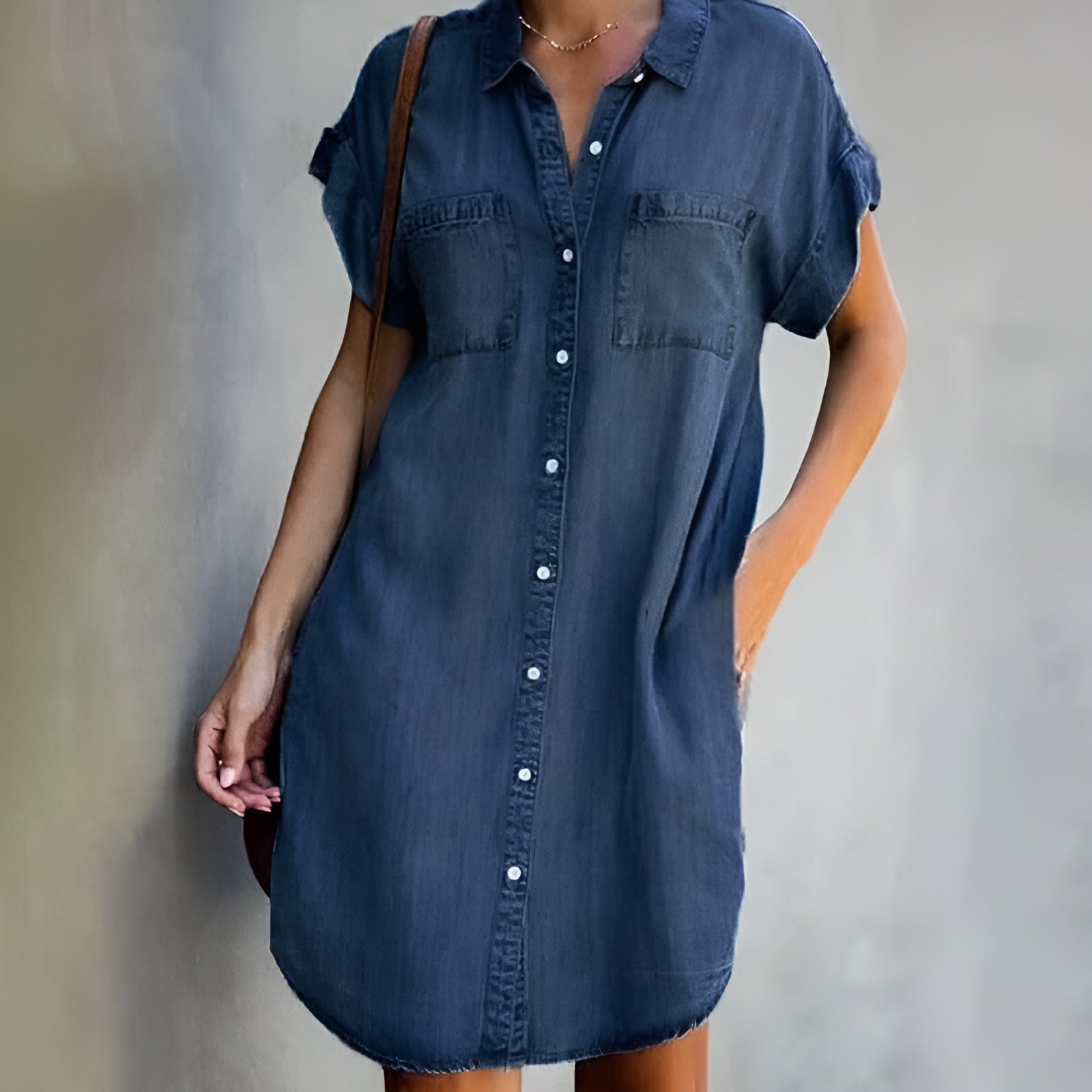 Elin™ Casual Button Down Overhemd