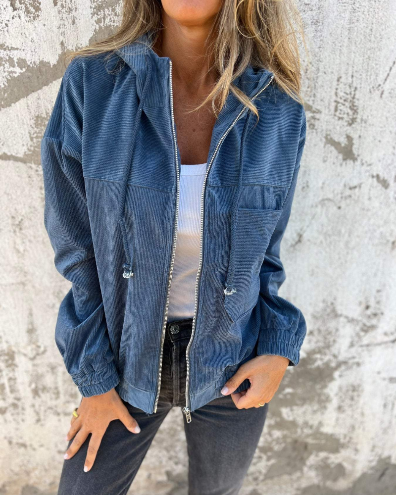 Lauren™ | Ribjas met Capuchon
