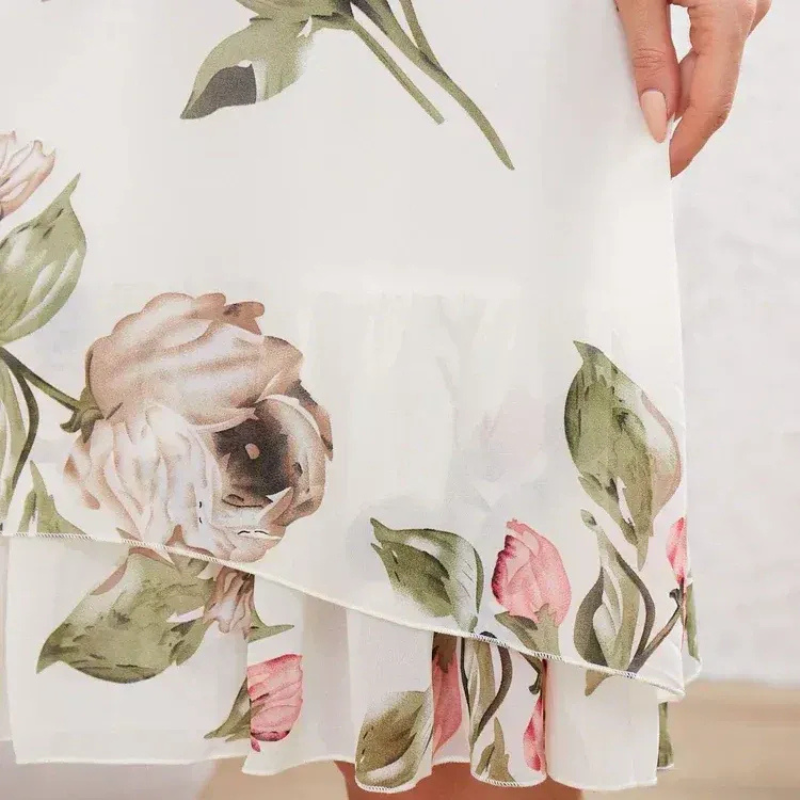 Amélie™ | Chiffon Bloemenjurk Dames