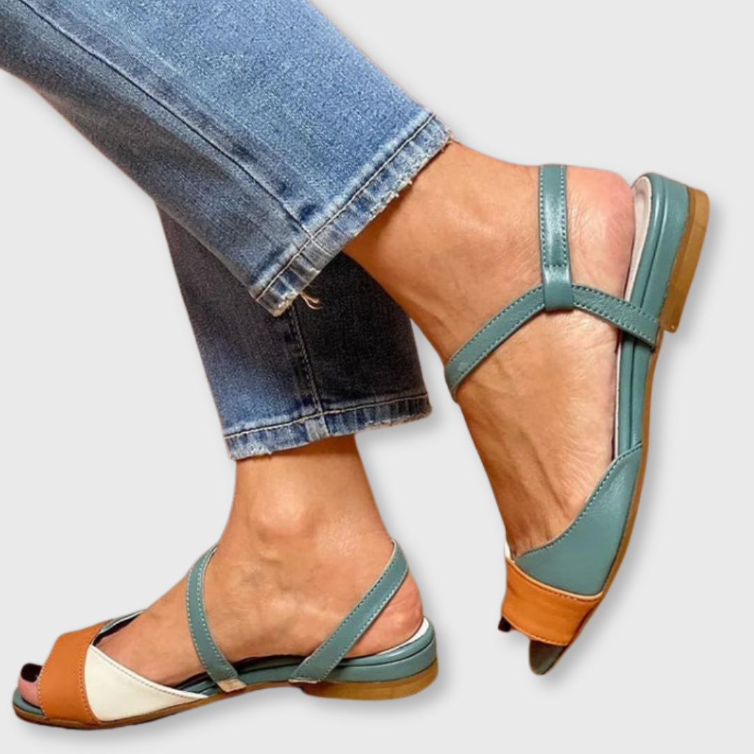 Tessa™ | Tricolour Open Sandalen