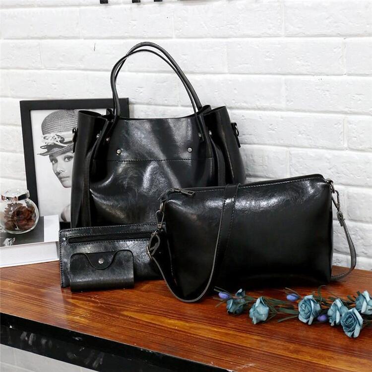 Lynn | Vintage Zachte 4-Delige Tas Set