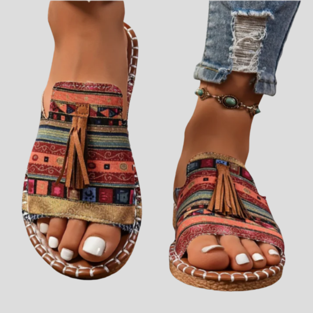 Sofie™ | Boho Franje Sandalen