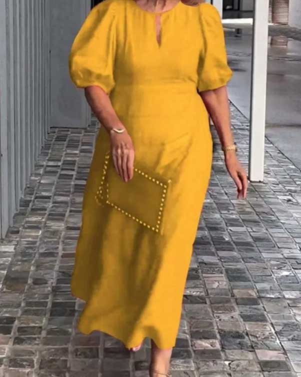 Lotte | Elegante Essentie Midi Jurk