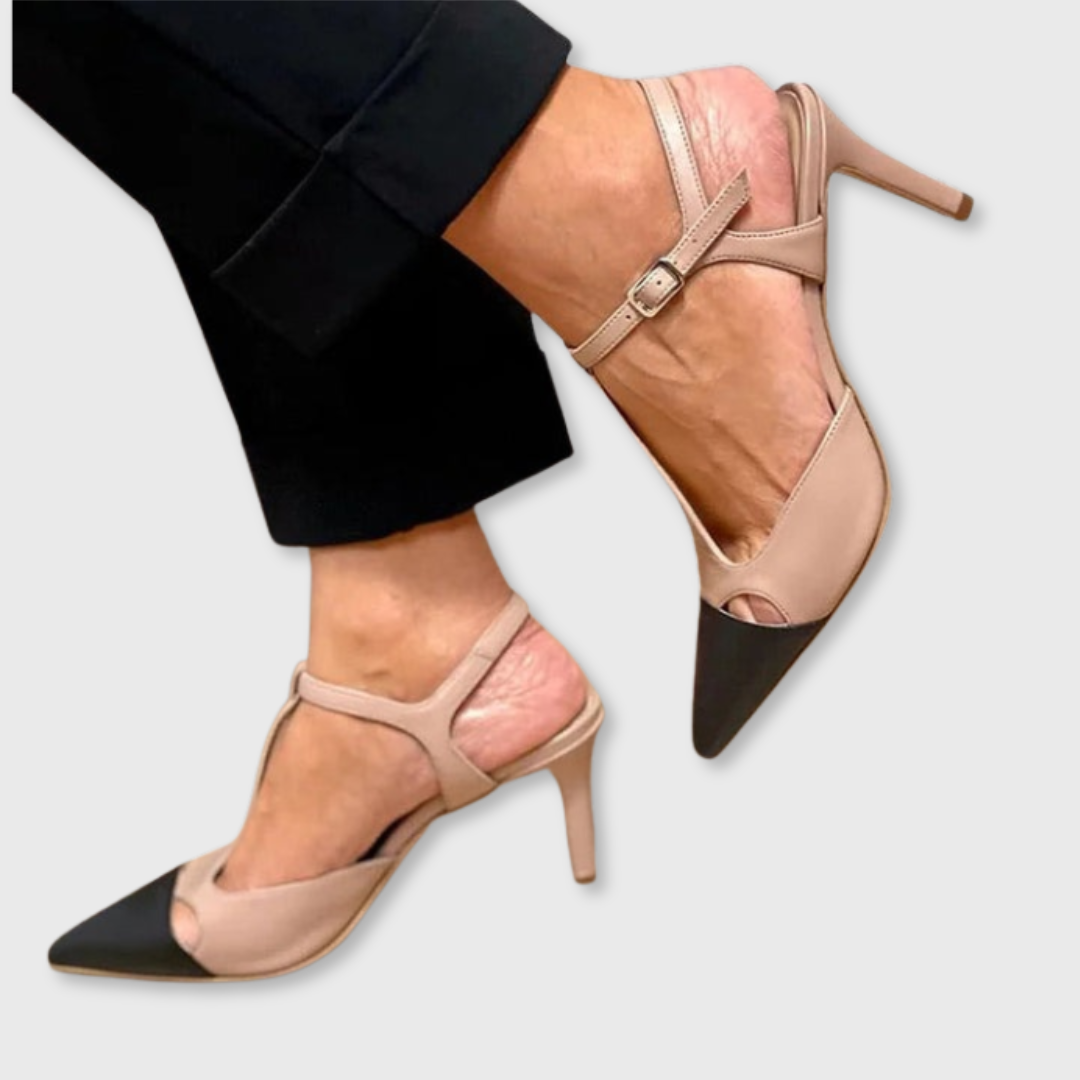 Elise™ | Bicolore Punta Pumps