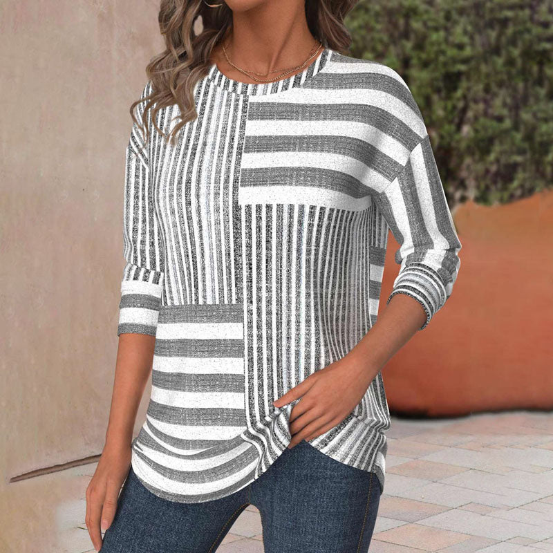 Nora™ | Gestreepte Comfort Blouse
