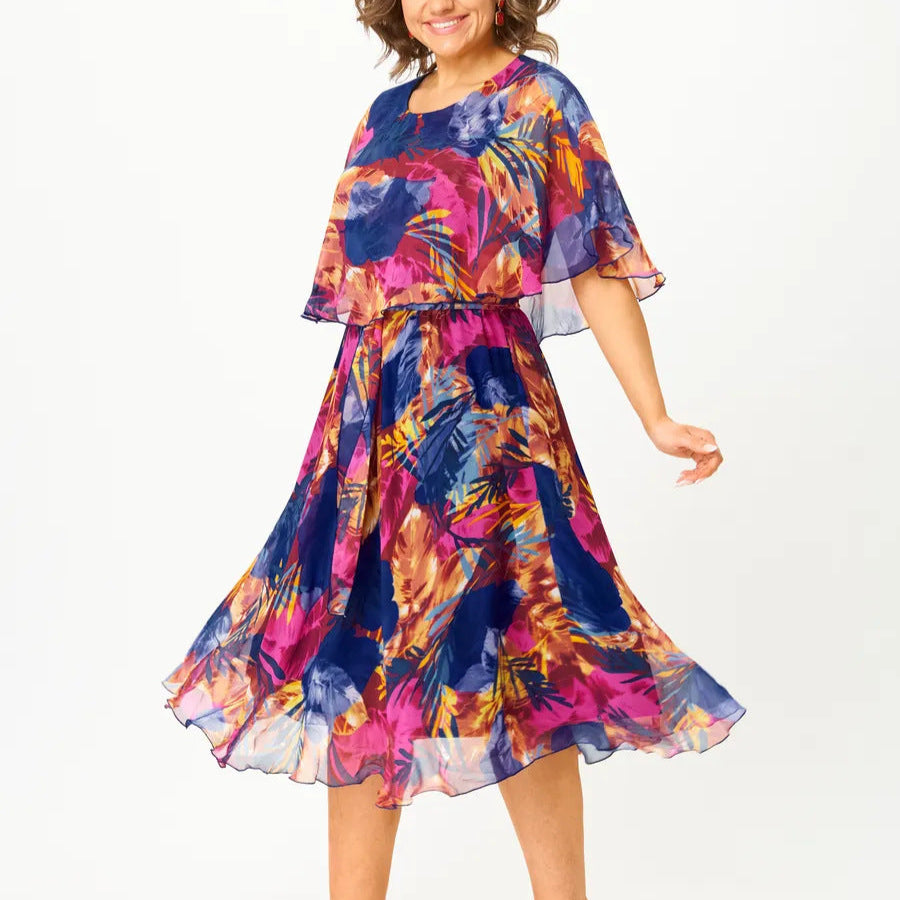 Anna | Comfortabele Chiffon Jurk
