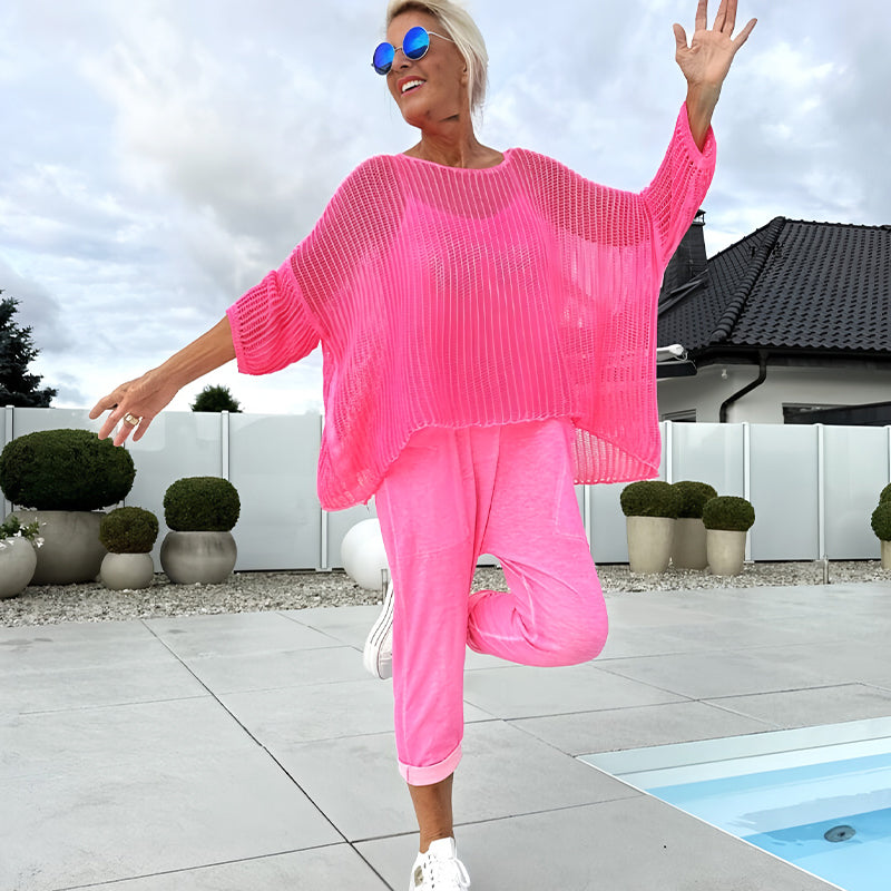 Lieke™ | Jumpsuit Met Letterprint