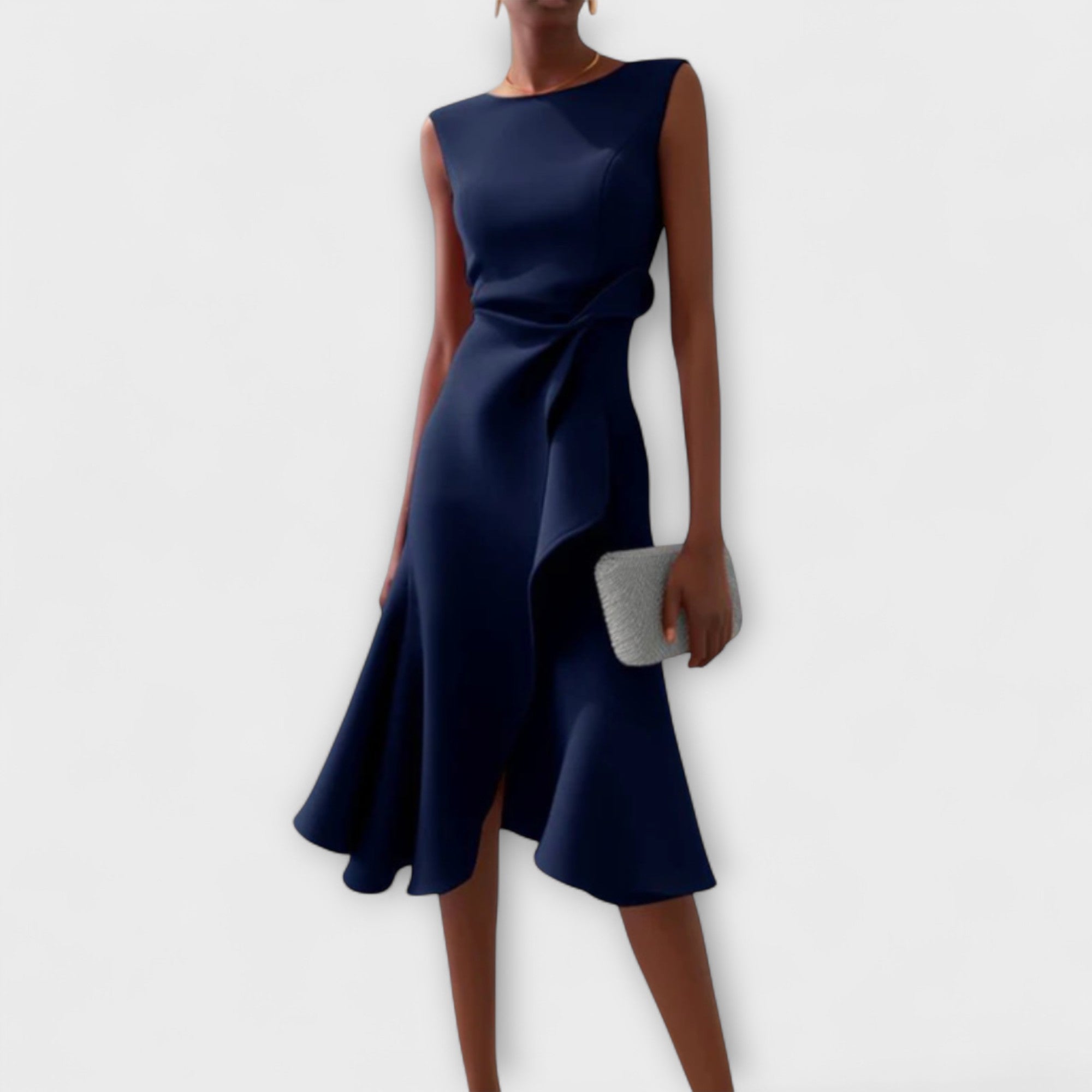 Mireille™ | Asymmetrische Midi Jurk