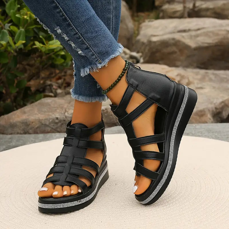 Yara™ | Elegante Wedge Sandalen