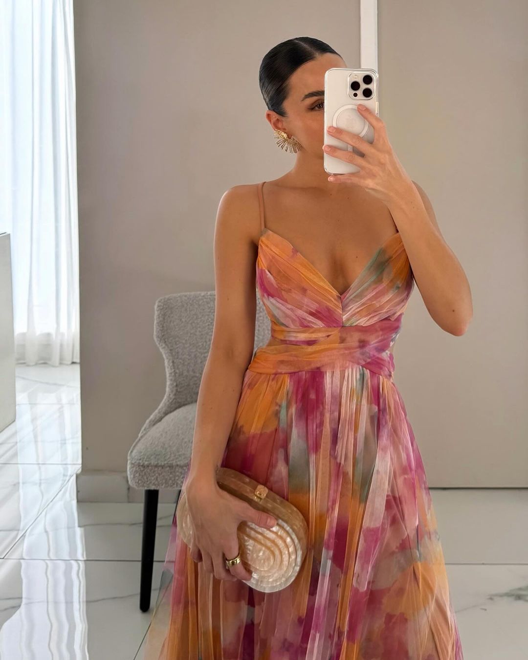 Carola™ – Bloemen Maxi-jurk