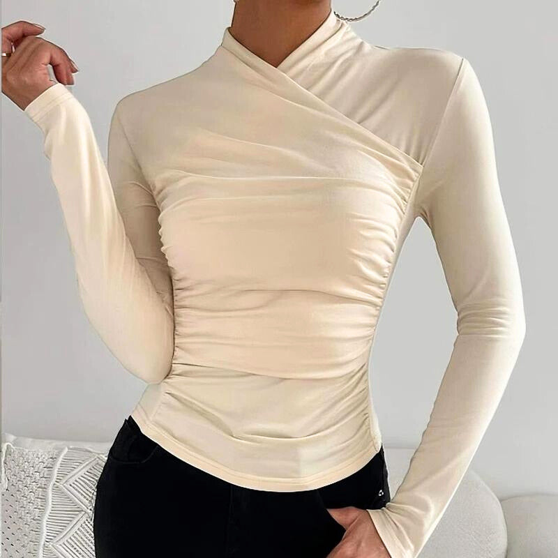 Jade™ | Klassieke Cross-Neck Top