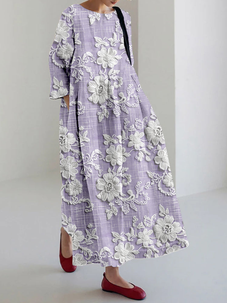 Novera™ | Elegante Geprinte Jurk