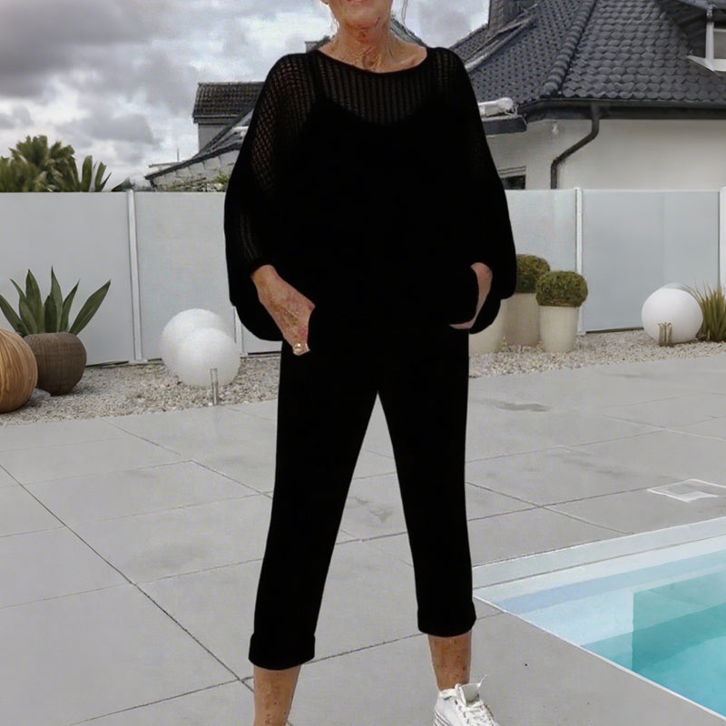 Lieke™ | Jumpsuit Met Letterprint