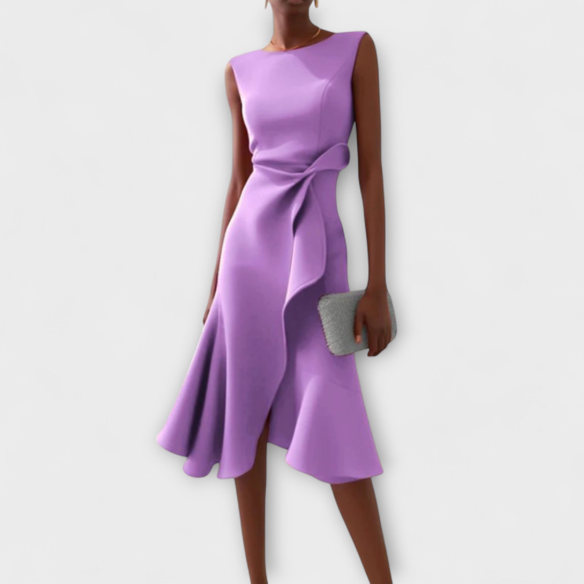 Mireille™ | Asymmetrische Midi Jurk