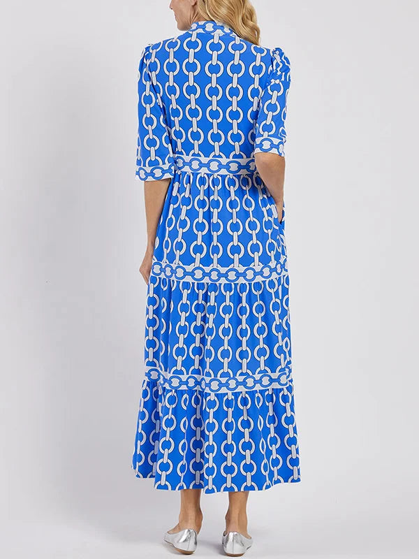 Yara – Midi Dress met kettingen