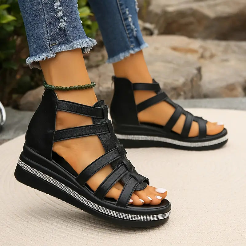 Yara™ | Elegante Wedge Sandalen