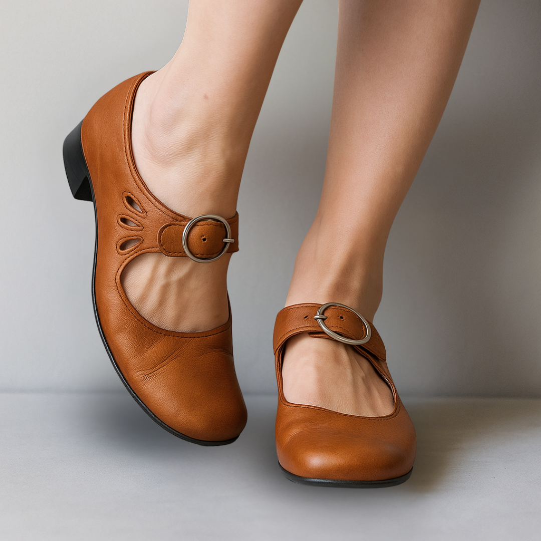Esmee™ | Leren Zomersandalen Vrouw