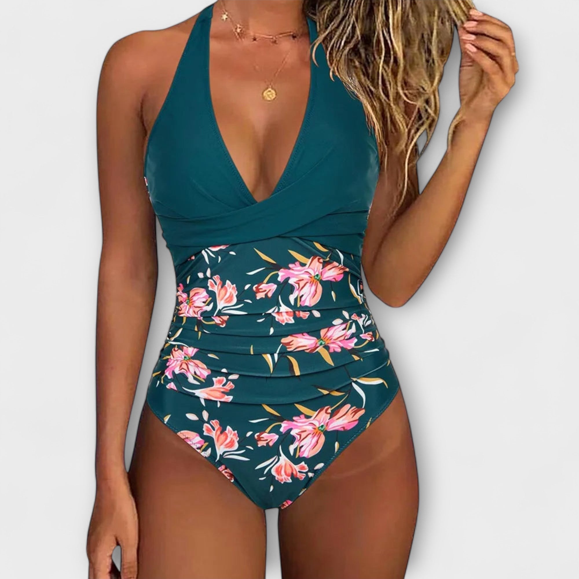 Sanne™ | Elegant V-hals Badpak