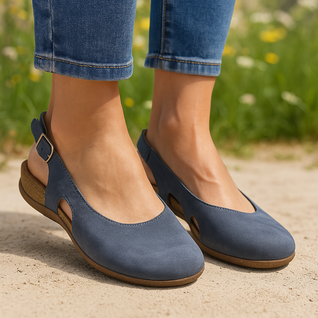 Janneke | Ronde Neus Platte Schoenen