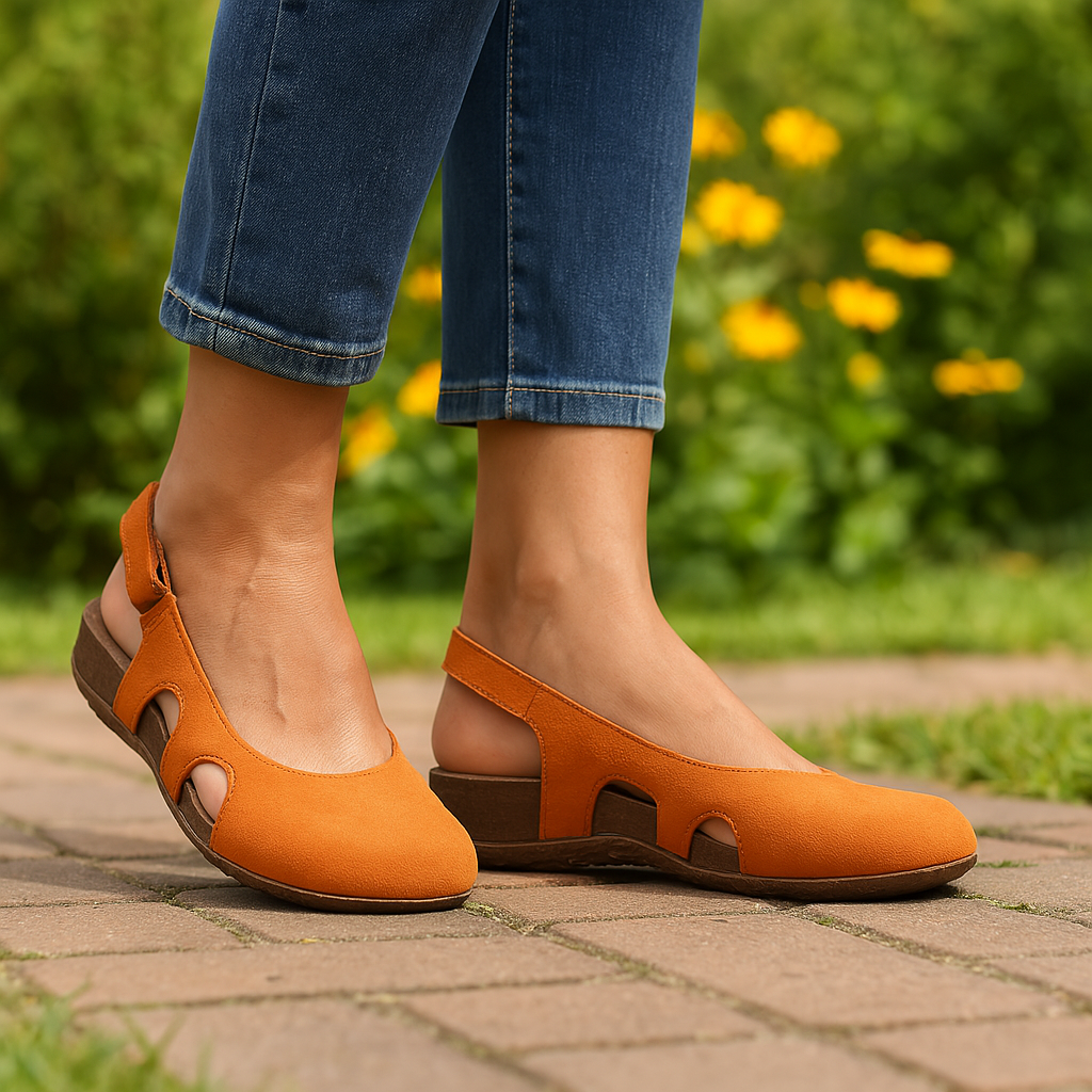 Janneke | Ronde Neus Platte Schoenen