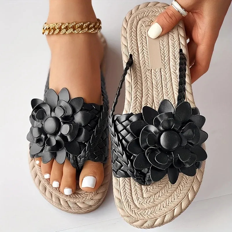 Rossi | ELEGANTE SANDALEN MET 3D BLOEM