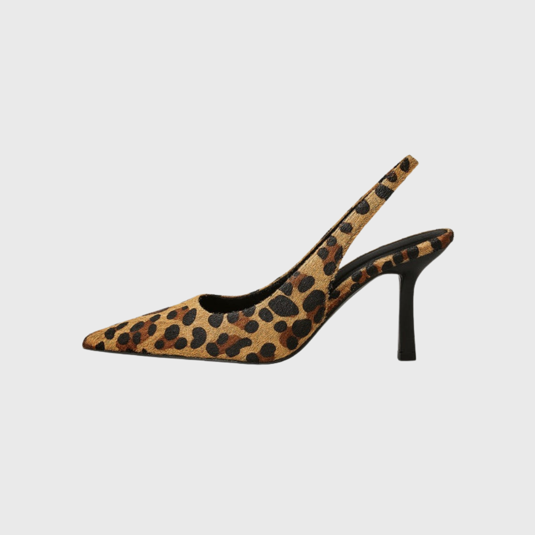 Noa™ | Kaki Luipaard Pumps