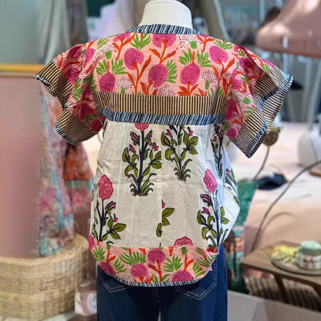 Fleur™ | Geborduurde Boho Blouse