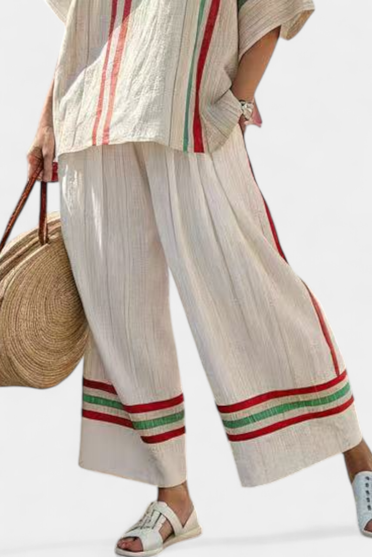 Yara™ | Mediterrane Linnen Set