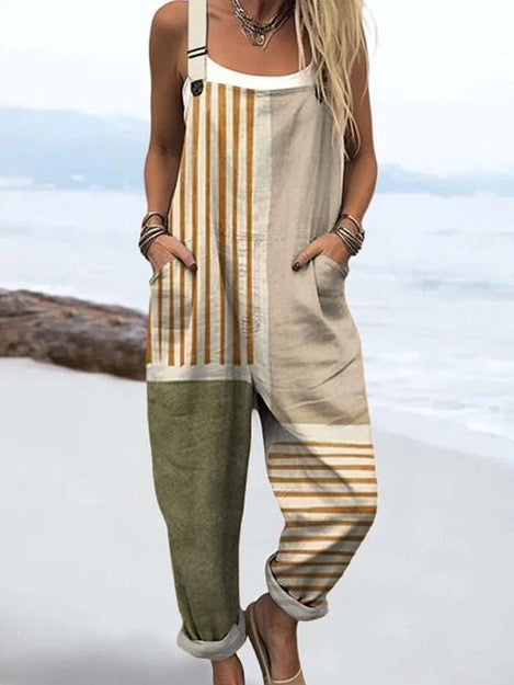 Sofie™ | Gestreepte Dames Jumpsuit