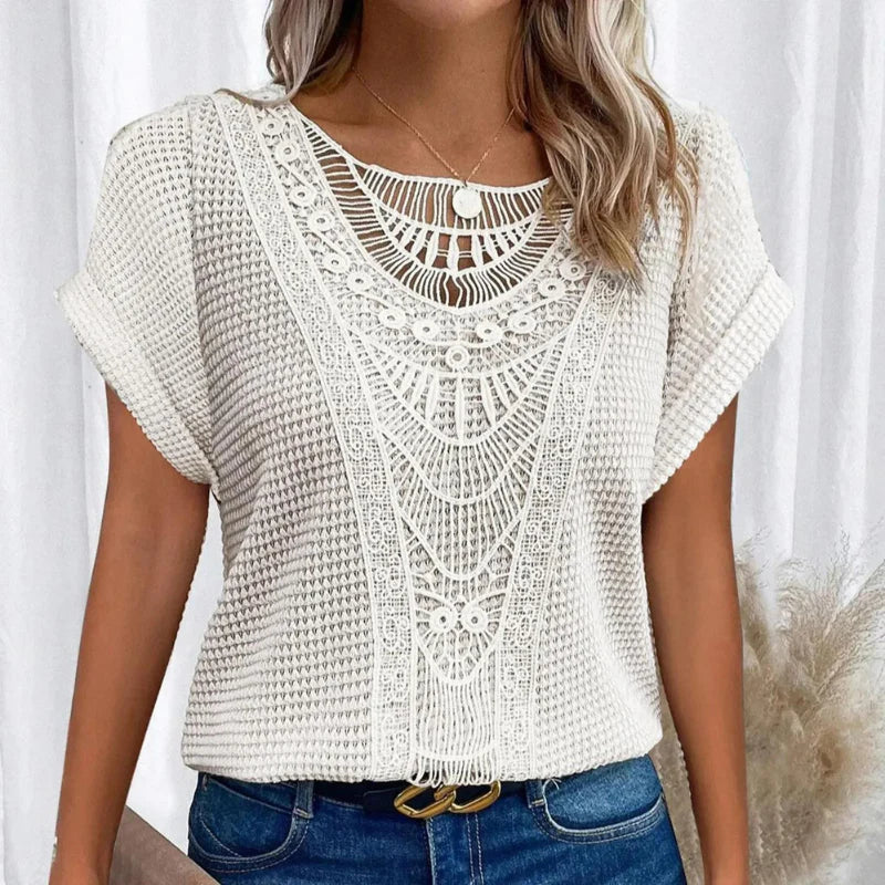 Jasmijn | Chic Kanten Shirt
