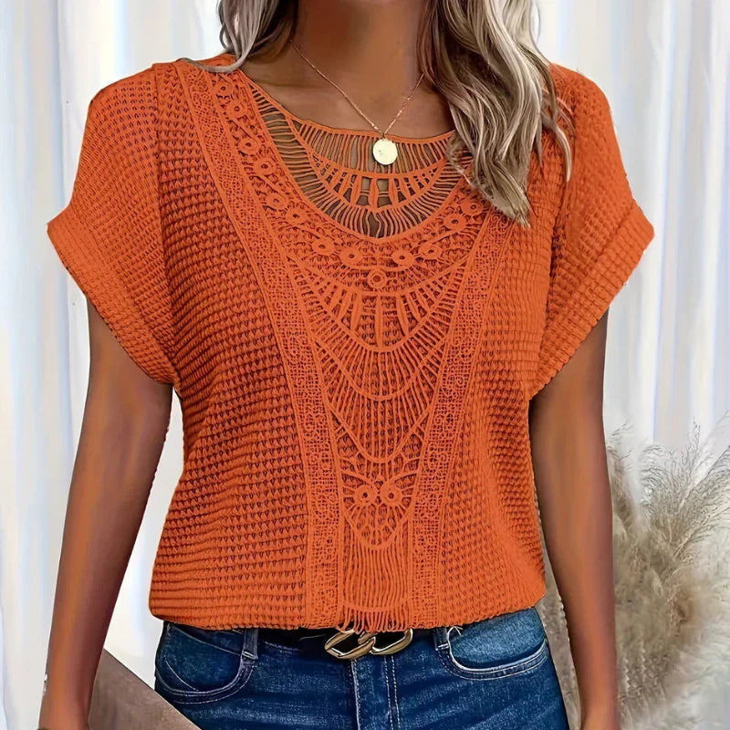 Jasmijn | Chic Kanten Shirt