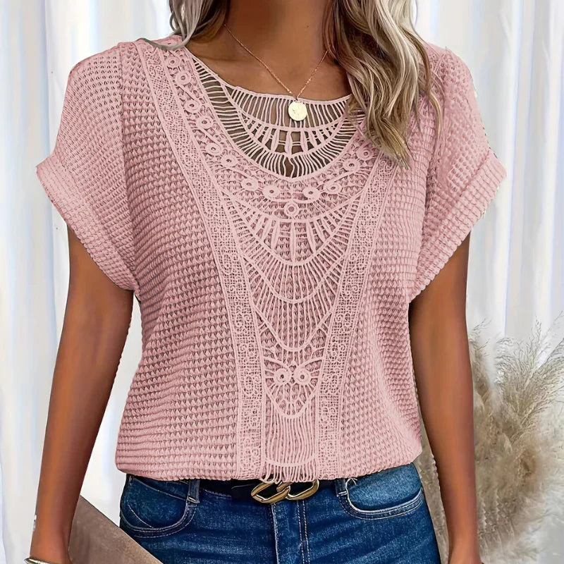 Jasmijn | Chic Kanten Shirt